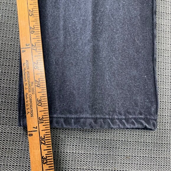 Arizona Jean Co. Mens Size 36x32 Black Relaxed Fit Denim Jeans 100% Cotton - Picture 7 of 9